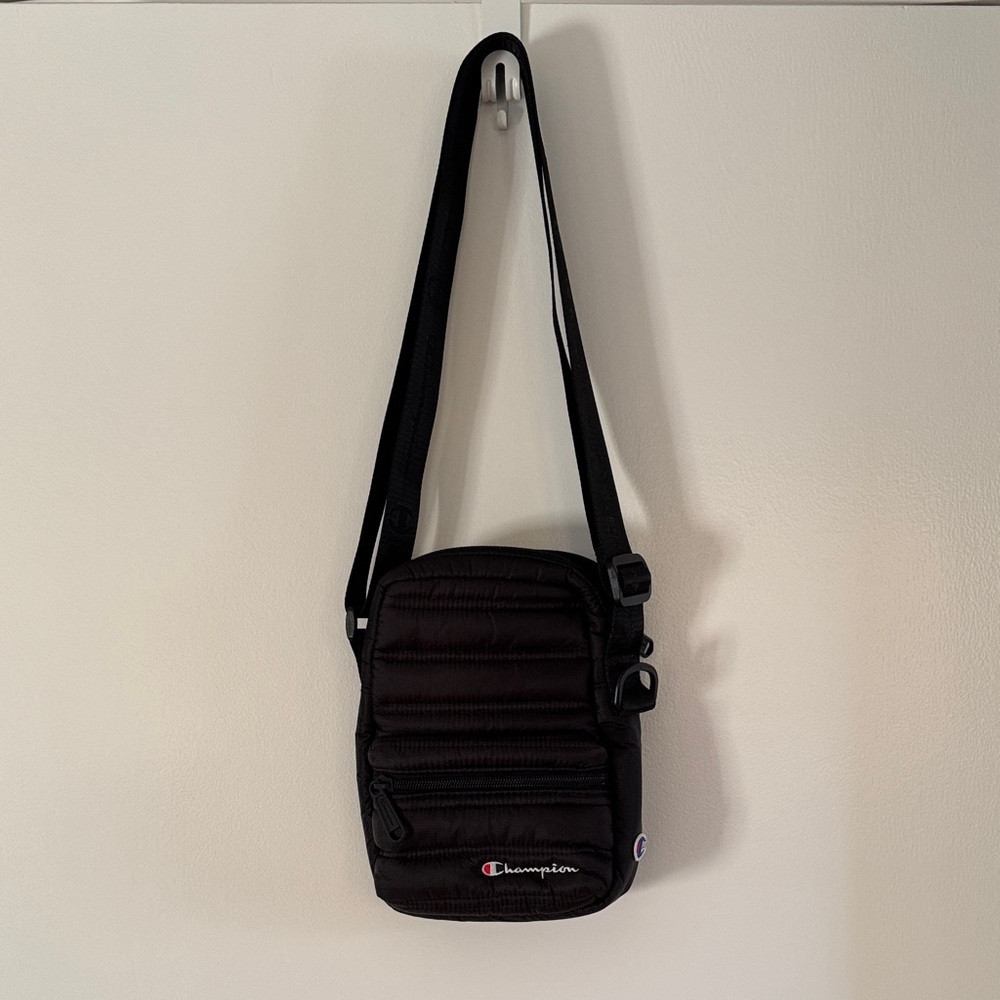 Champion Black Messenger Bag